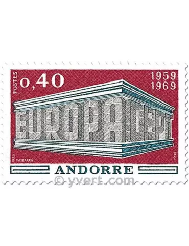 n° 194/195 - Timbre Andorre Poste 2
