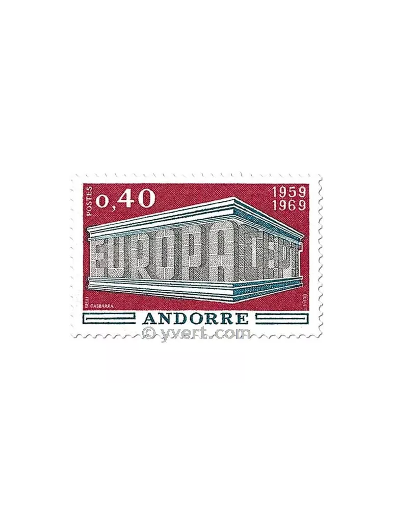 n° 194/195 - Timbre Andorre Poste