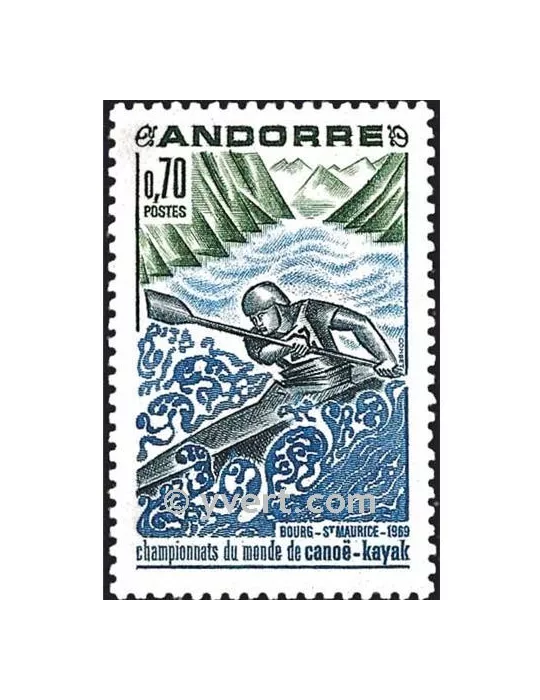 n° 196 - Timbre Andorre Poste