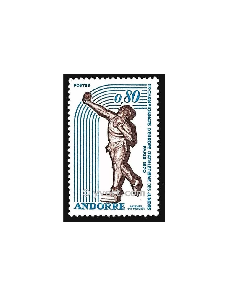 n° 205 - Timbre Andorre Poste