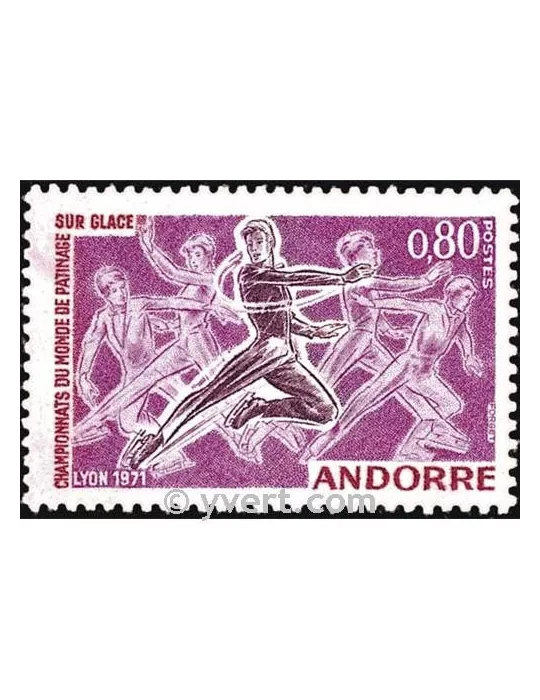 n° 209 - Timbre Andorre Poste