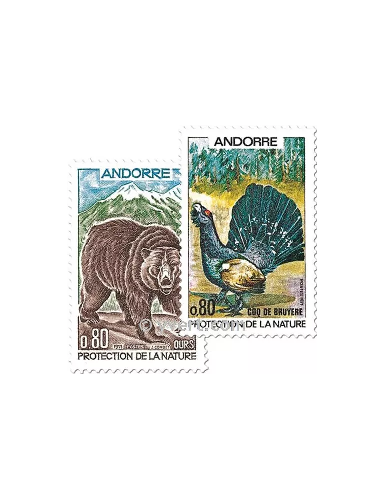 n° 210/211 - Timbre Andorre Poste