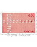 n° 212/213 - Timbre Andorre Poste
