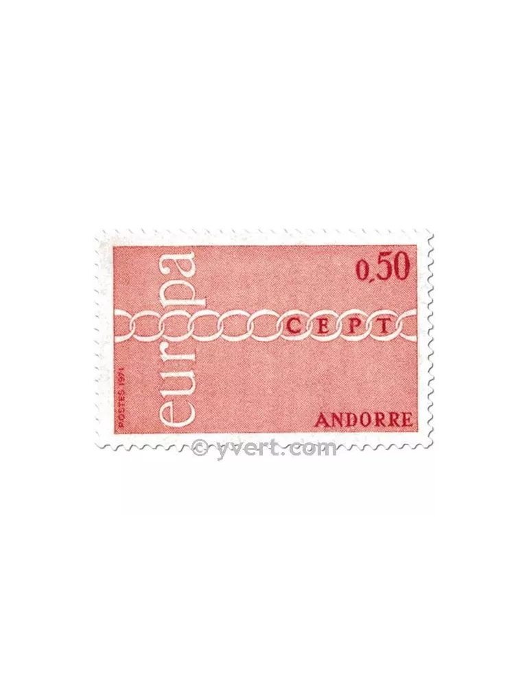 n° 212/213 - Timbre Andorre Poste