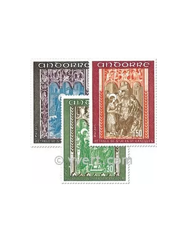 n° 214/216 - Timbre Andorre Poste