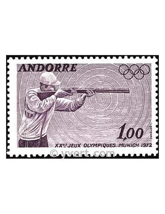 n° 220 - Timbre Andorre Poste