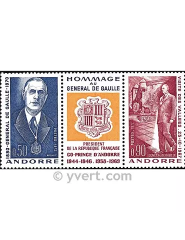 n° 225A - Timbre Andorre Poste 2