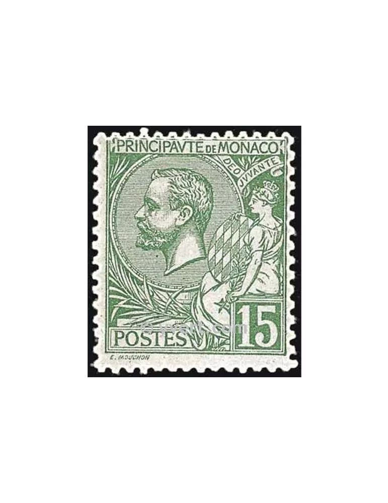 n° 44 - Timbre Monaco Poste