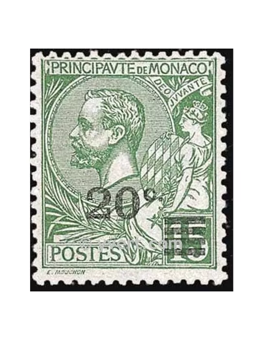 n° 51 - Timbre Monaco Poste