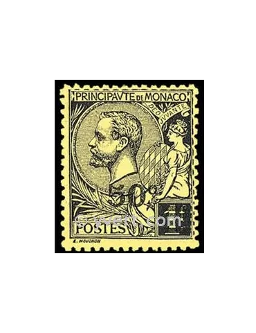 n° 53 - Timbre Monaco Poste