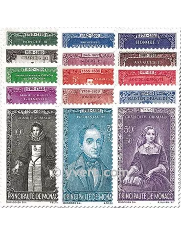n° 234/248 - Timbre Monaco Poste 2