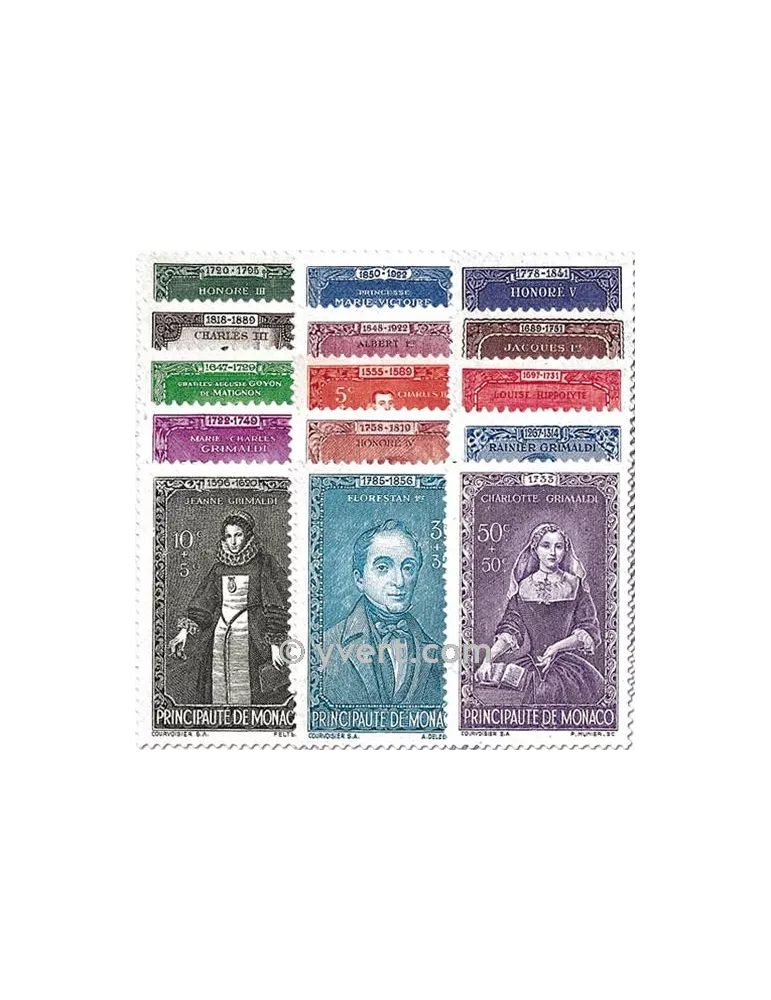 n° 234/248 - Timbre Monaco Poste