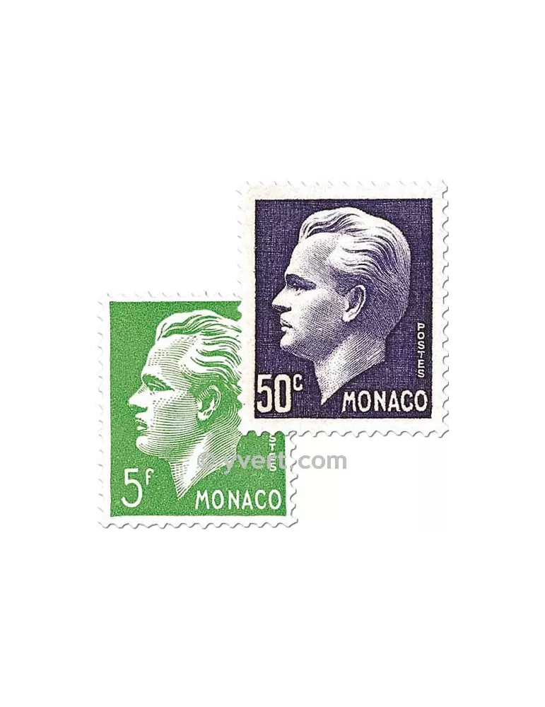 n° 344/350 - Timbre Monaco Poste