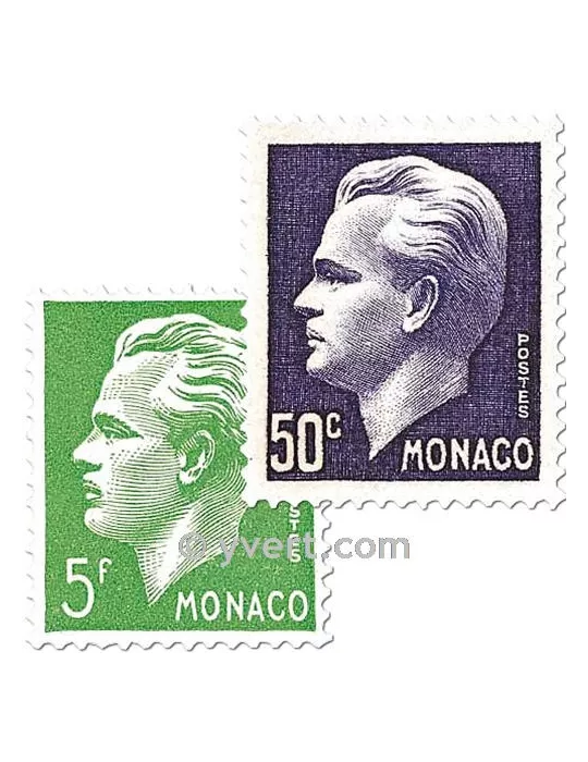 n° 344/350 - Timbre Monaco Poste