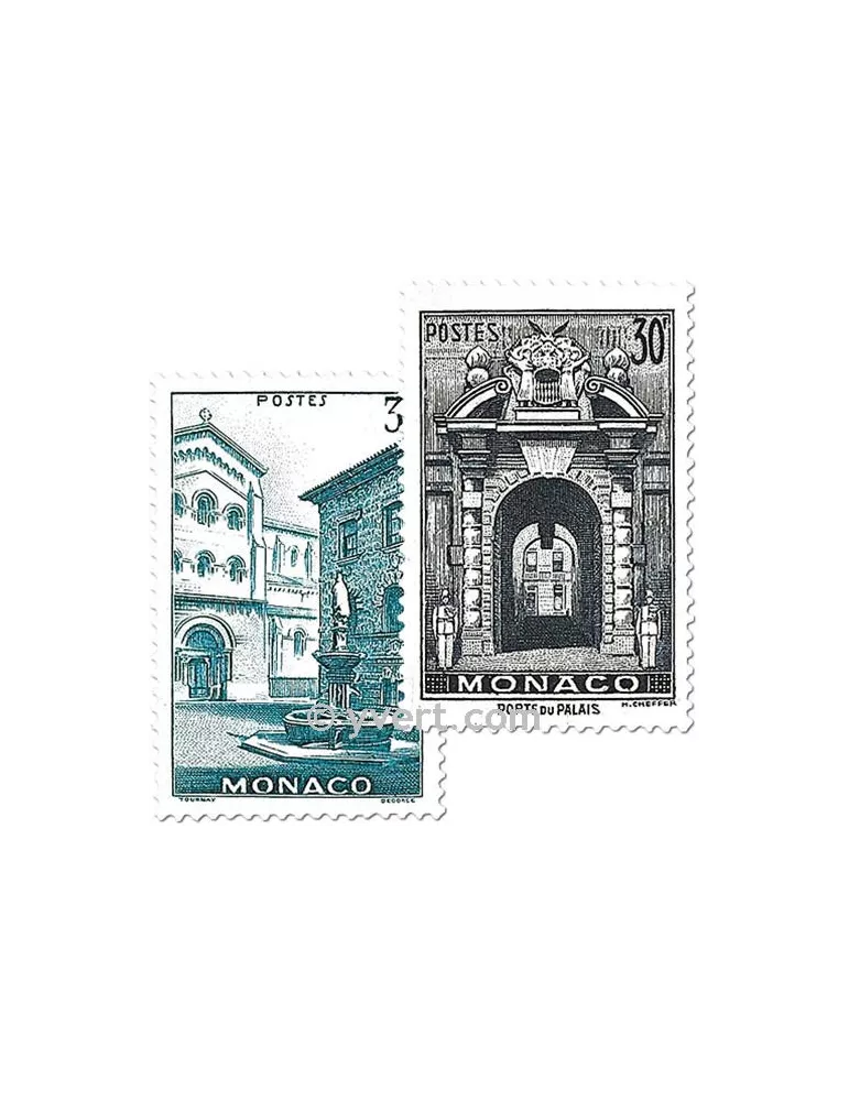 n° 369/370 - Timbre Monaco Poste