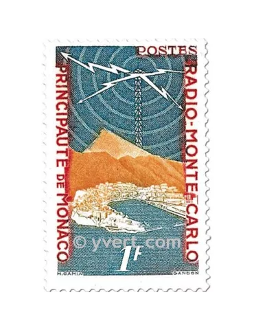 n° 376/378 - Timbre Monaco Poste 2