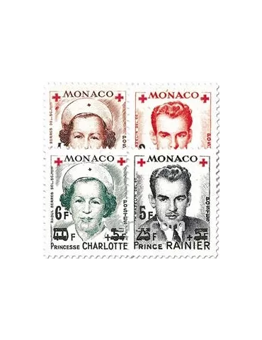 n° 379A/382A - Timbre Monaco Poste