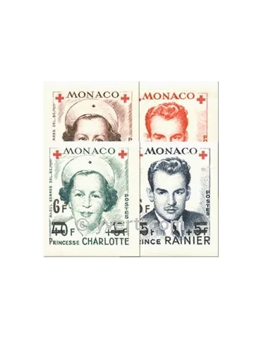 n° 379B/382B - Timbre Monaco Poste