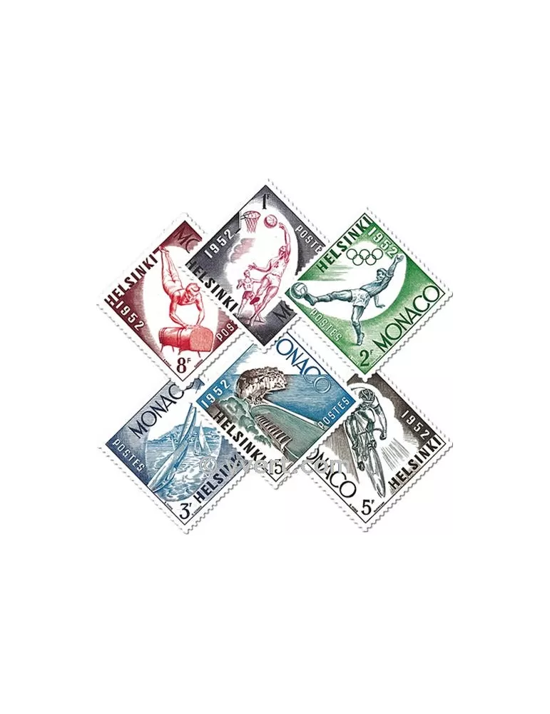 n° 386/391 - Timbre Monaco Poste