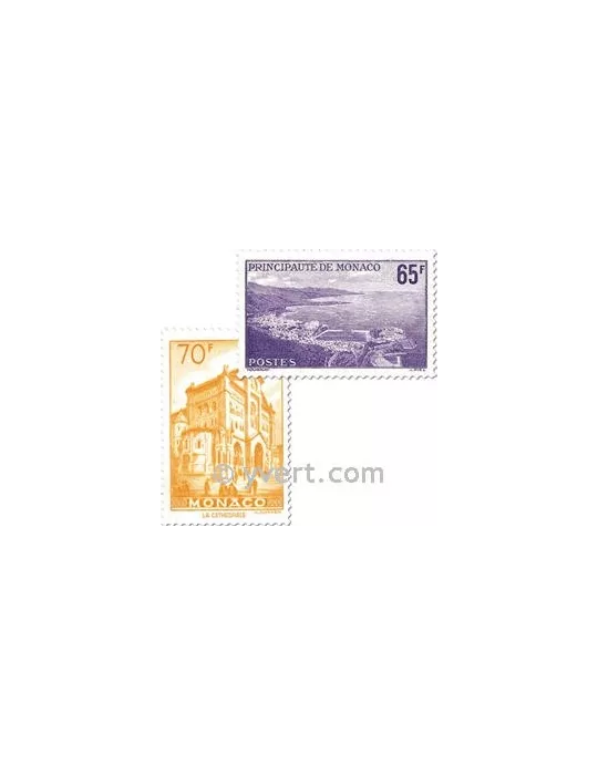 n° 487/488 - Timbre Monaco Poste