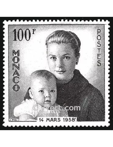 n° 489 - Timbre Monaco Poste 2