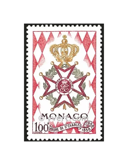 n° 490 - Timbre Monaco Poste