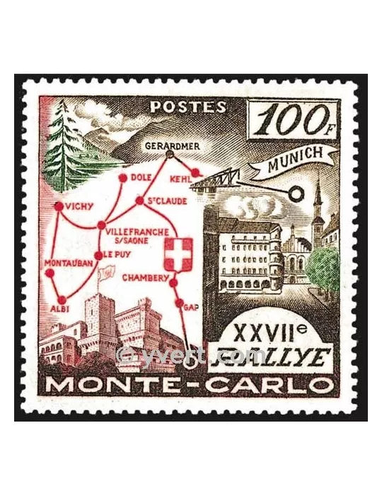 n° 491 - Timbre Monaco Poste