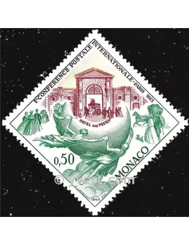 n° 615 - Timbre Monaco Poste 2