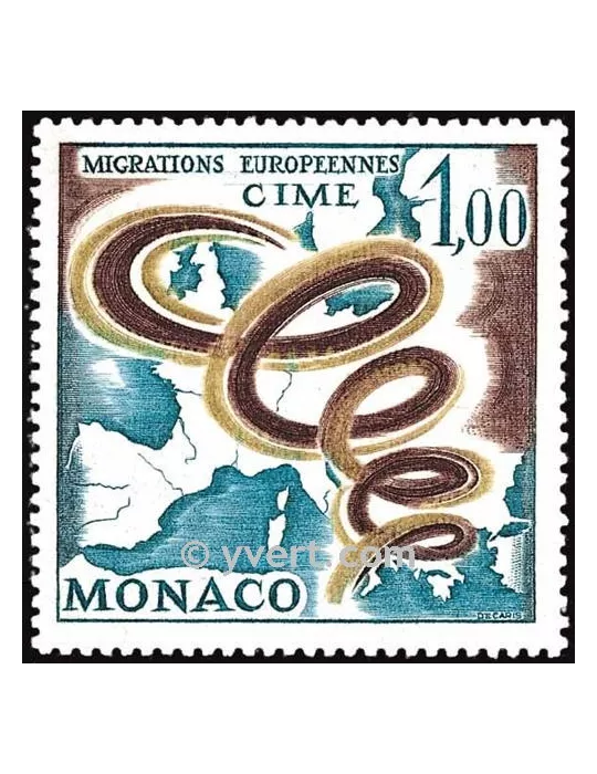 n° 728 - Timbre Monaco Poste