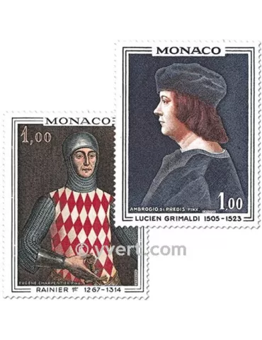 n° 734/735 - Timbre Monaco Poste 2