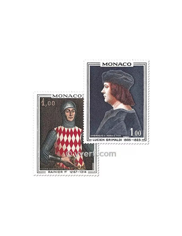 n° 734/735 - Timbre Monaco Poste