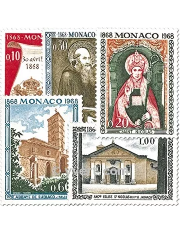 n° 744/748 - Timbre Monaco Poste 2
