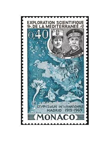 n° 805 - Timbre Monaco Poste 2