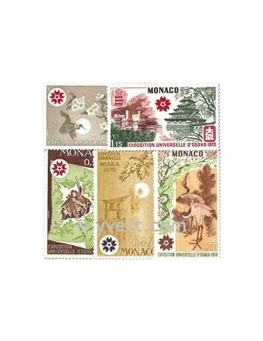 n° 822/826 - Timbre Monaco Poste