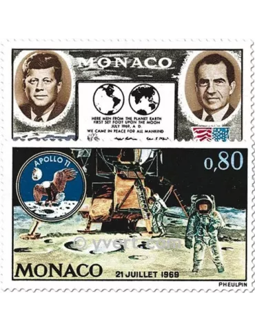 n° 829/830 - Timbre Monaco Poste 2