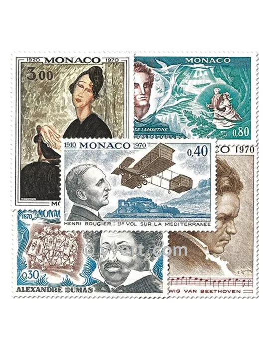 n° 839/843 - Timbre Monaco Poste