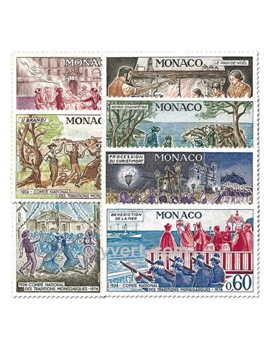 n° 939/945 - Timbre Monaco Poste