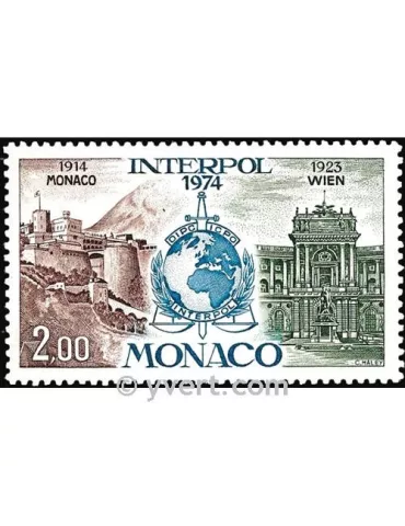 n° 966 - Timbre Monaco Poste 2