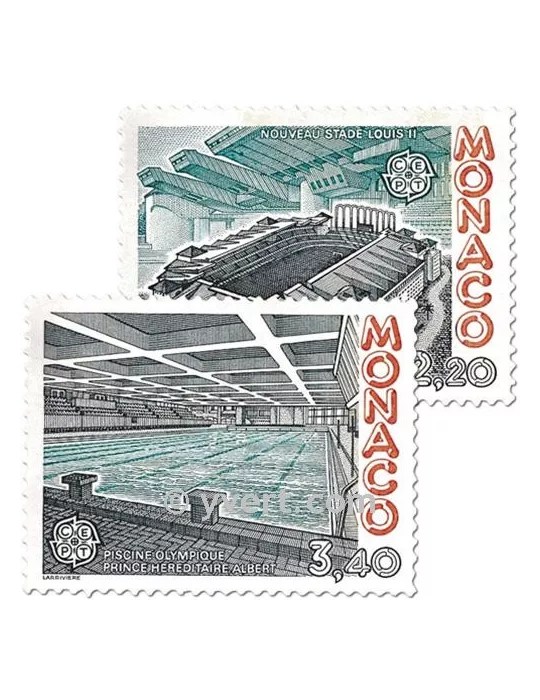 n° 1565/1566 - Timbre Monaco Poste