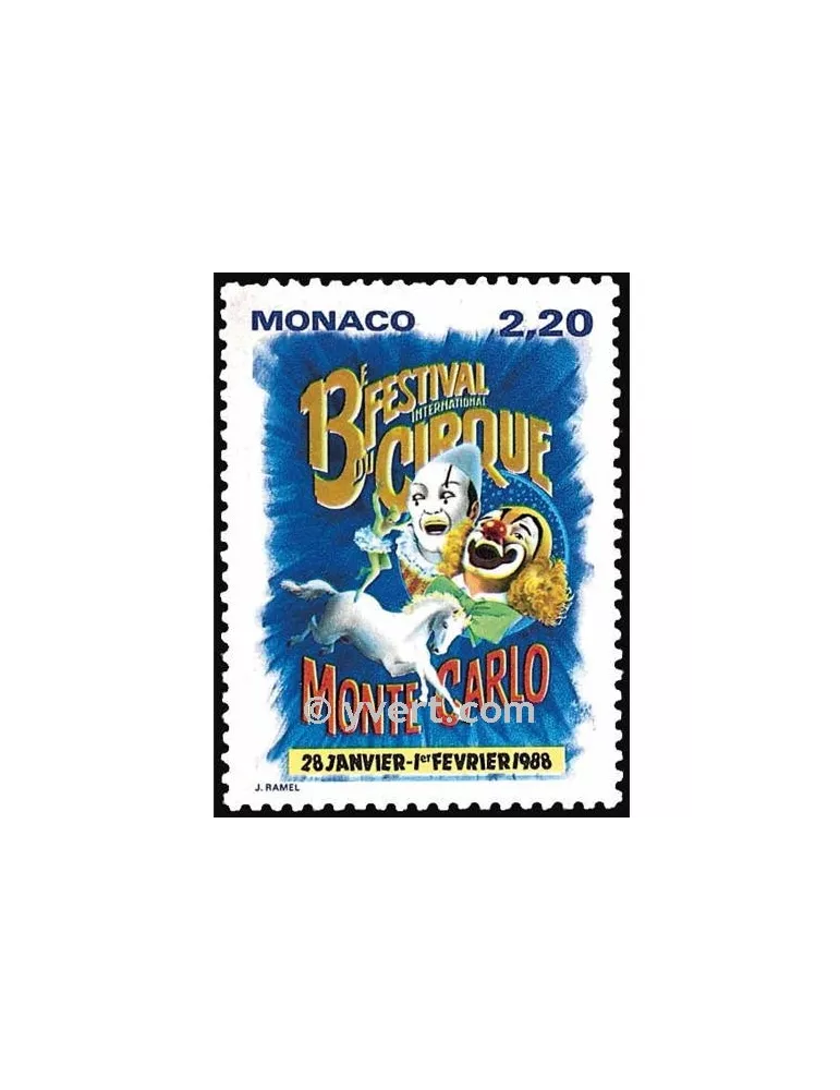 n° 1596 - Timbre Monaco Poste