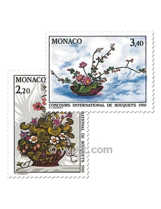 n° 1597/1598 - Timbre Monaco Poste