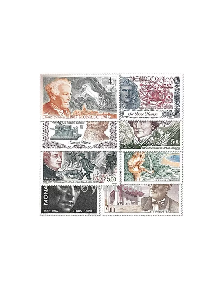 n° 1603/1610 - Timbre Monaco Poste