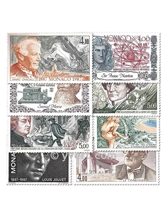 n° 1603/1610 - Timbre Monaco Poste