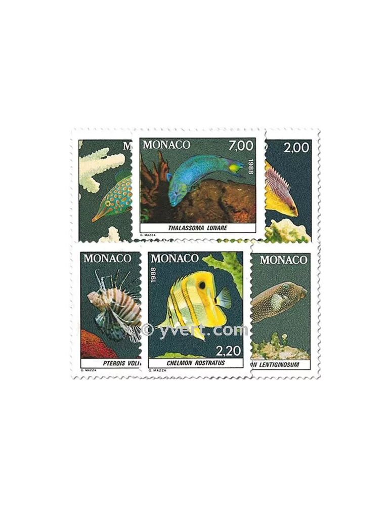 n° 1615/1620 - Timbre Monaco Poste