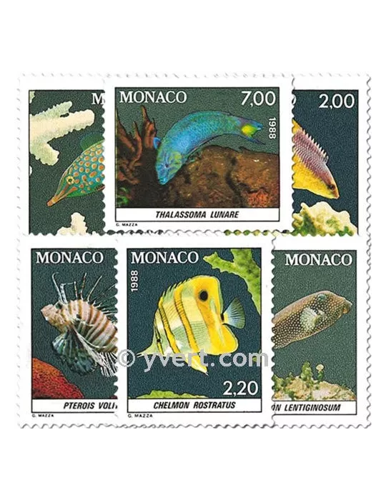n° 1615/1620 - Timbre Monaco Poste