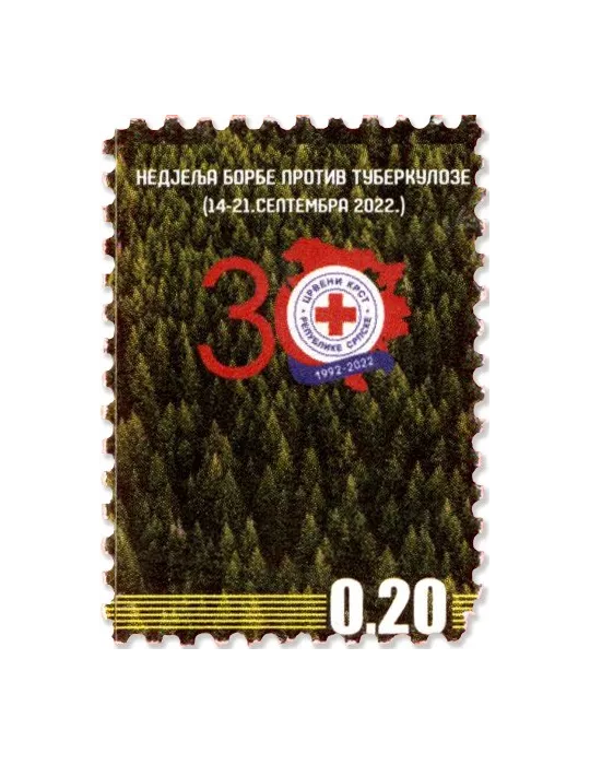 n° 54 + 54a (La paire) - Timbre Republique SERBE (DE BOSNIE) Timbres de bienfaisance
