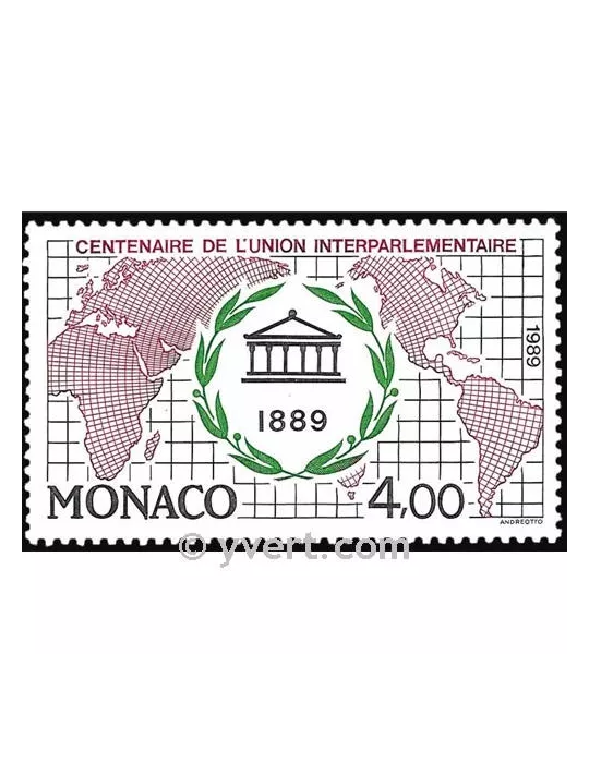 n° 1700 - Timbre Monaco Poste
