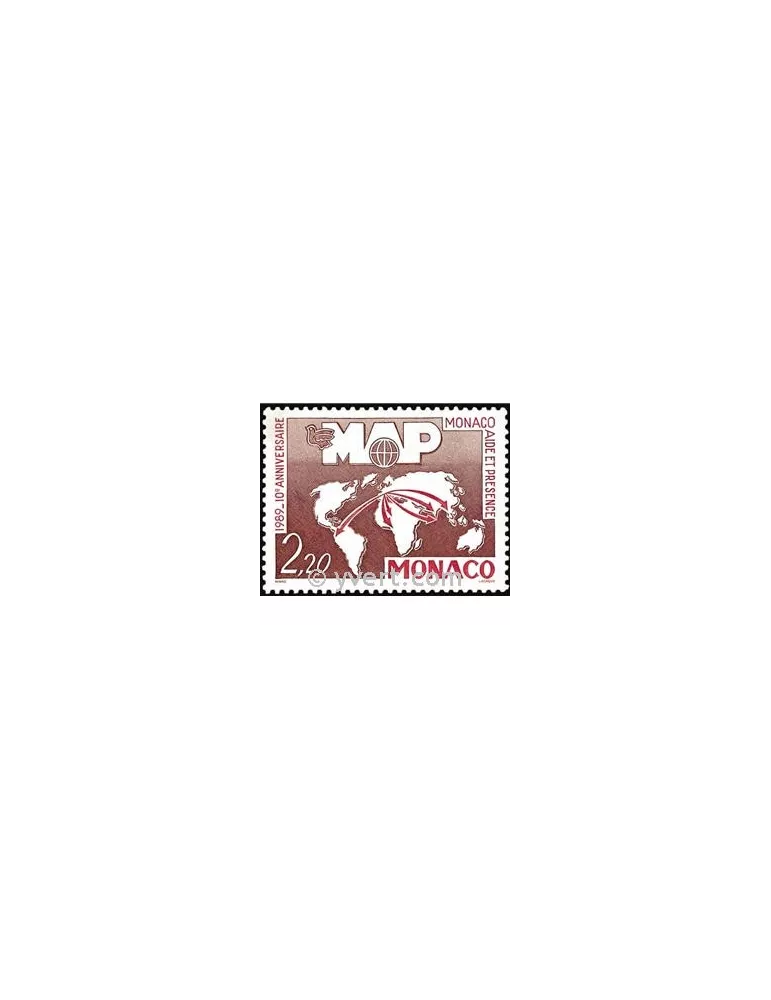 n° 1704 - Timbre Monaco Poste