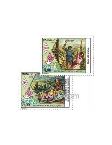 n° 1720/1721 - Timbre Monaco Poste