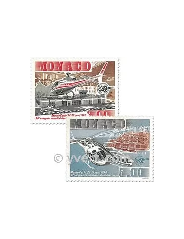 n° 1736/1737 - Timbre Monaco Poste
